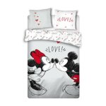 Minnie mouse - parure de lit double rversible disney mickey et minnie qui s'embrassent - - love - - ...