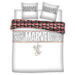 Aymax - parure de lit double rversible marvel spiderman - 220 cm x 240 cm