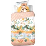 Côté déco - parure de lit enfant léopard - 100% coton adouci 57 fils Côté déco - parure de lit enfant léopard - 100% coton adouci 57 fils