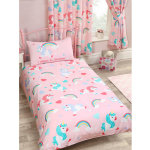 Parure de lit licornes pour lit 70x140 cm i believe in unicorn