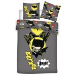 Parure de lit rversible - batman dans la ville - 140 cm x 200 cm