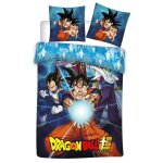 Parure de lit rversible dragon ball z - son goku - - kamhamha - - 140 cm x 200 cm