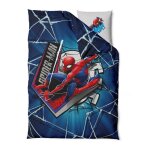 Parure de lit rversible spider - man 120x150 cm 100% coton marvel avengers - junior