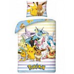 Argofield - parure de lit en coton 140x200 pok�mon original pikachu