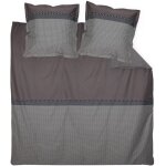 Parure de lit satin enzo taie 50x70 cm 260x240 cm