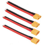 Paryou - 2 paires de connecteurs mâles xt60 avec fil de silicium 100 mm 12 awg pour jouets de batterie ... Paryou - 2 paires de connecteurs mâles xt60 avec fil de silicium 100 mm 12 awg pour jouets de batterie ...