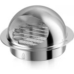 Paryou - grille d'a�ration ronde 150 mm ventilation hotte murale ronde bouche de sortie ventilation grille ...