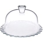 Pasabahce - plat  ptisserie avec cloche 26 cm (lot de 2)