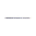 Renson ? grille d'a�ration vmc passage d'air blanc 375mm ? aluminium ral 9016 ? d�bit 65 m� / h ? pour ...