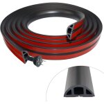 Passage de cable au sol adh�sive 3m goulotte passe cable pvc passe cable sol flexible protege cable cache ...