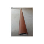 Passage de plancher 90x20mm finition bois bouleau (au metre) adh�sif avec couvercle arrondi