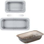 Passoire d'�vier extensible - mat�riau pp alimentaire - trous de drainage efficaces - porte - s�chage ...