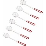 Passoires  fondue, 6pcs poigne longue acier inoxydable  mailles fines passoire acier , epuisette  ...