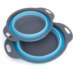 Einemgeld - passoire pliable, 2 pices passoire pliable en silicone passoire  nouilles pliable filtre ...