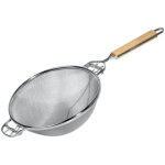 Passoire professionnelle � double maille, en acier, diam�tre 310 mm - hendi 639016