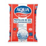 Pastilles de sel pour adoucisseur - aqua classic - 25 kg Pastilles de sel pour adoucisseur - aqua classic - 25 kg