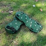 Patchwork clous chaussures, jardin herbe terre de pin 4. 2cm herbe clous chaussures de terre de pin gonflable ...