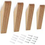 Pat�re � chapeau en bois, pat�re murale naturelle, pat�re triangulaire en bois, convient aux chapeaux, ...