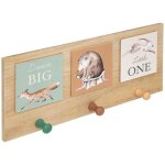 Patre pour enfant en bois fort avec 3 crochets, 34 x 15 cm atmosphera crateur d'intrieur
