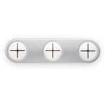 Patere torchons de cuisine adhesive chrome mat (blister) inofix Patere torchons de cuisine adhesive chrome mat (blister) inofix
