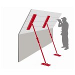 Piher - patins grandes dimensions pour presse �tai extensible patin 6x70 cm