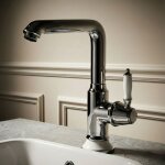 Paulgurkes robinet de lavabo r�tro pour cuisine, mitigeur nostalgique, robinet vintage