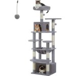 Pawz road grand arbre  chat gant, poteau griffoir sisal, panier et maison super large pour chats - ...