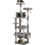 Pawz road - grand arbre  chat gant, poteau griffoir sisal, panier et maison super large pour chats ...