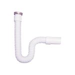 Flexible extensible pour siphon bonde  joint conique - 300 a 600mm 40 monte avec et112 et e40ml