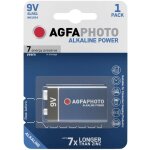 Agfaphoto 6lr61 pile 6lr61 (9v) alcaline(s) 9 v 1 pc(s) x37199
