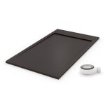 Pdd - receveur de douche extra plat premium ambiente gris ardoise ral 7016 70x160