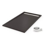 Pdd - receveur de douche extra plat premium gris ardoise ral 7016 70x100