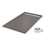 Pdd - receveur de douche extra plat premium gris poussi�re ral 7037 90x130