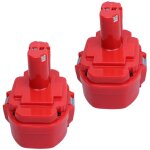 Pdstation - 2x 18v 4. 8ah ni - mh batterie de rechange pour makita pa18 1822 1823 1834 1835 192826 - ...