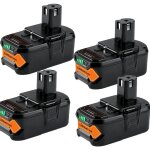 Pdstation - 4 x 7. 0ah 18v lithium batterie de remplacement pour ryobi one plus batterie bpl1815 p104 ...