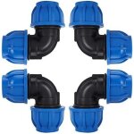 Pe 25 coude plastique �gal pour tuyau poly�thyl�ne tuyau � 25, tuyau d'eau coude connecteur en pe plastique ...