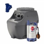 Pedrollo - station de relevage eaux usées 250l sar250 top2 vortex 6m³ / h + clapet anti - retour Pedrollo - station de relevage eaux usées 250l sar250 top2 vortex 6m³ / h + clapet anti - retour