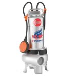 Pedrollo vxm10 / 35 - mf pompe d'�vacuation vortex monophas� avec flotteur inox 316l 0, 75kw relever ...