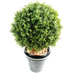 Pegane - plante artificielle haute gamme spécial extérieur / buis boule artificiel - dim : h. 88 x d. ... Pegane - plante artificielle haute gamme spécial extérieur / buis boule artificiel - dim : h. 88 x d. ...