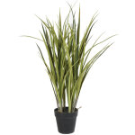 Pegane - plante artificielle haute gamme spécial extérieur / herbe artificielle potee - dim : 75 x 50 ... Pegane - plante artificielle haute gamme spécial extérieur / herbe artificielle potee - dim : 75 x 50 ...
