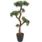 Pegane - plante artificielle haute gamme spécial extérieur / podocarpus artificiel - dim : 135 x 80 cm ... Pegane - plante artificielle haute gamme spécial extérieur / podocarpus artificiel - dim : 135 x 80 cm ...