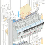 Peigne d'alimentation horizontale hx� - pour uni et uni + neutre - 13 modules - legrand