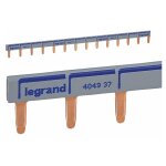 404937 peigne d'alimentation universel rversible phase + neutre hx3 - longueur 57 modules - 1 mtre