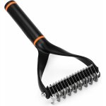 Peigne pour chiens chats, peigne d�m�loir chien professionnel et brosse chien poil long, r�teau de toilettage ...