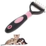 Peigne de d�m�lage de toilettage pour animaux de compagnie en acier inoxydable brosse � peigne � noeud ...