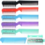 Peigne + rasoir avec 2 lames brosse dmlante pour animaux poils de chien et de chat