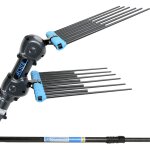Campagnola - peigne vibreur alice premium 58 avec tige télescopique en carbone 185 / 270 cm Campagnola - peigne vibreur alice premium 58 avec tige télescopique en carbone 185 / 270 cm