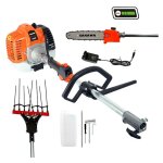 Peigne vibreur elagueuse sur perche 52, 7cc demarrage batterie