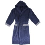 Peignoir adulte en coton �ponge et broderie xxl