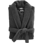 Peignoir col chale tendresse anthracite Peignoir col chale tendresse anthracite